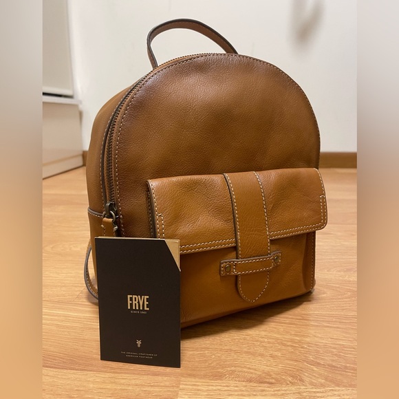 frye ivy mini backpack tan Nylon Stud Backpack, Dusty Rose Fashion The utilitarian exterior has antiqued hardware and 4 deep pockets Frye Ivy Mini Backpack Frye